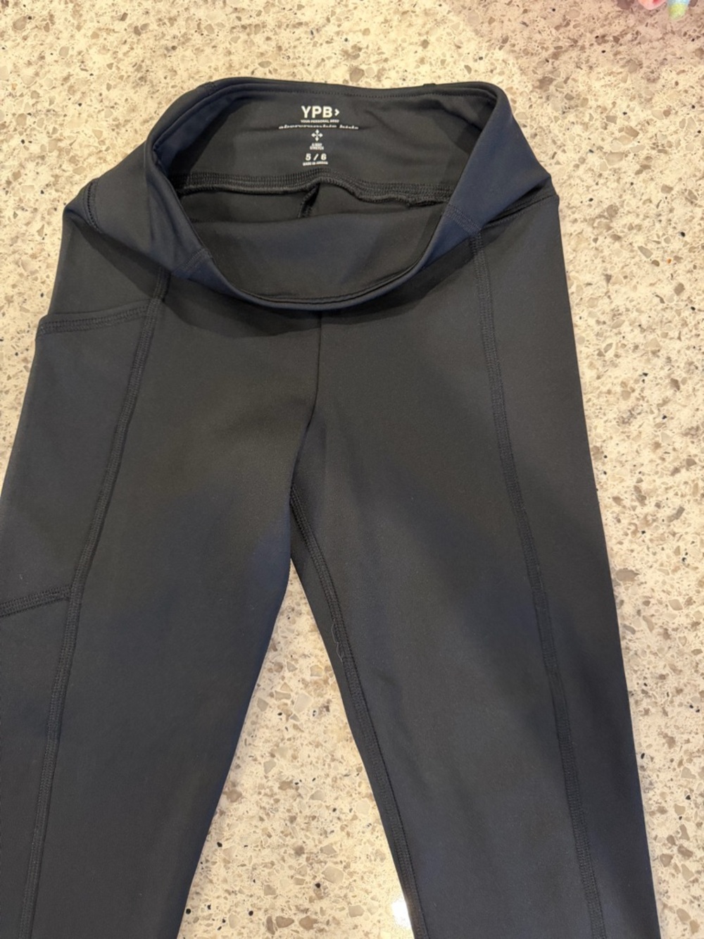 abercrombie kids black leggings